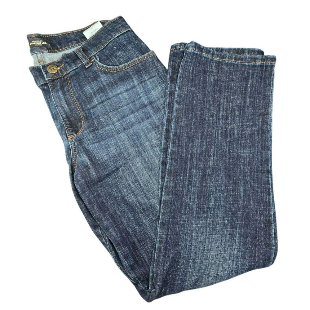 Lee Women's Straight Leg Blue Jeans